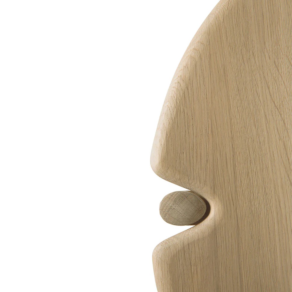 Pi Round Side Table - Oak - Image 7