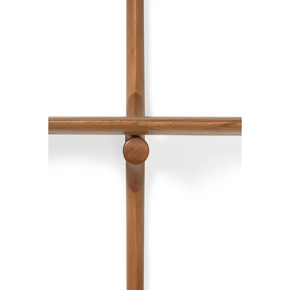 PI Wall Shelf - Mahogany, 5 Shelves - Image 5