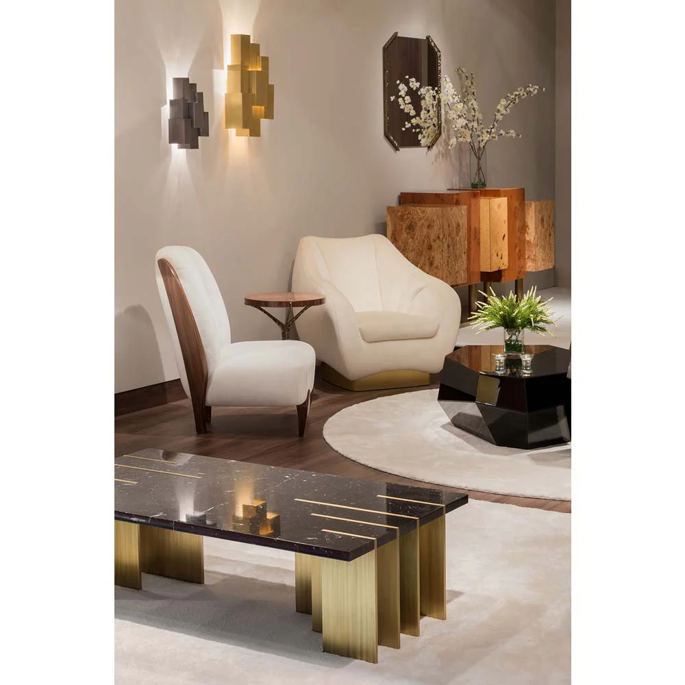 Pianist Coffee Table - Nero Marquina Marble - Image 4