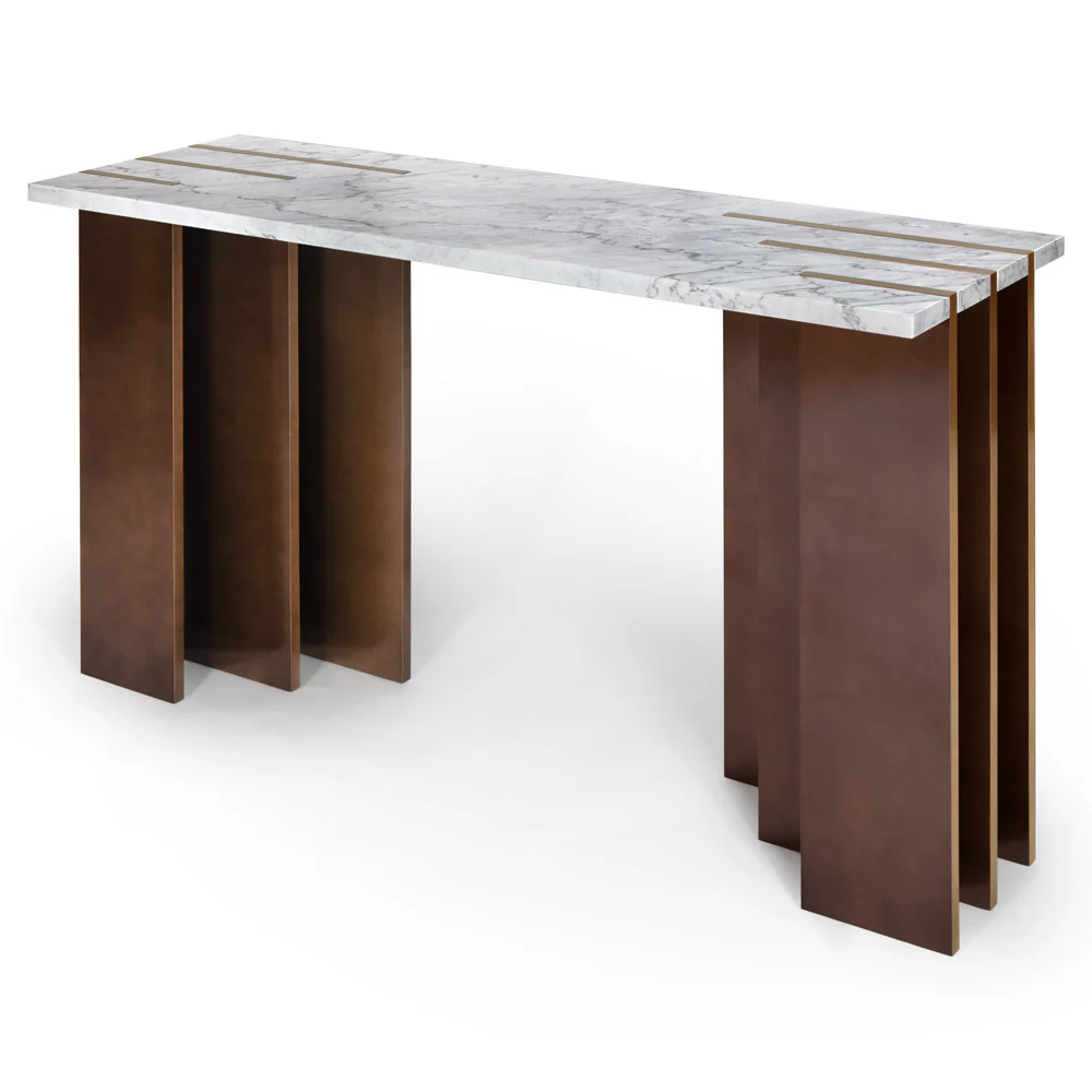 Pianist Console - Carrara Marble - Image 2