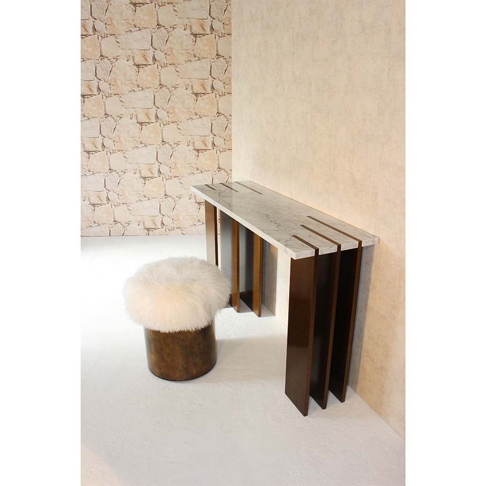 Pianist Console - Carrara Marble - Image 5
