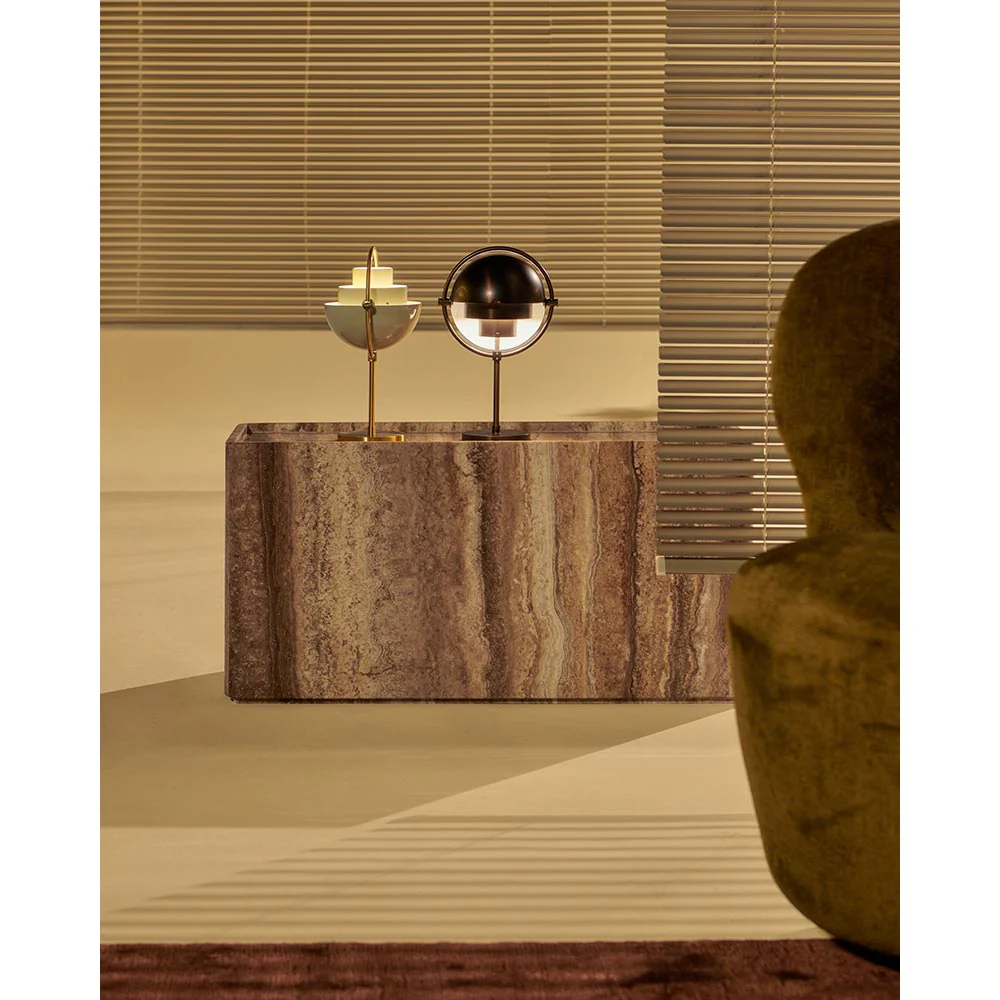 Pietra Rectangular Side Table - Lively Sepia - Image 3