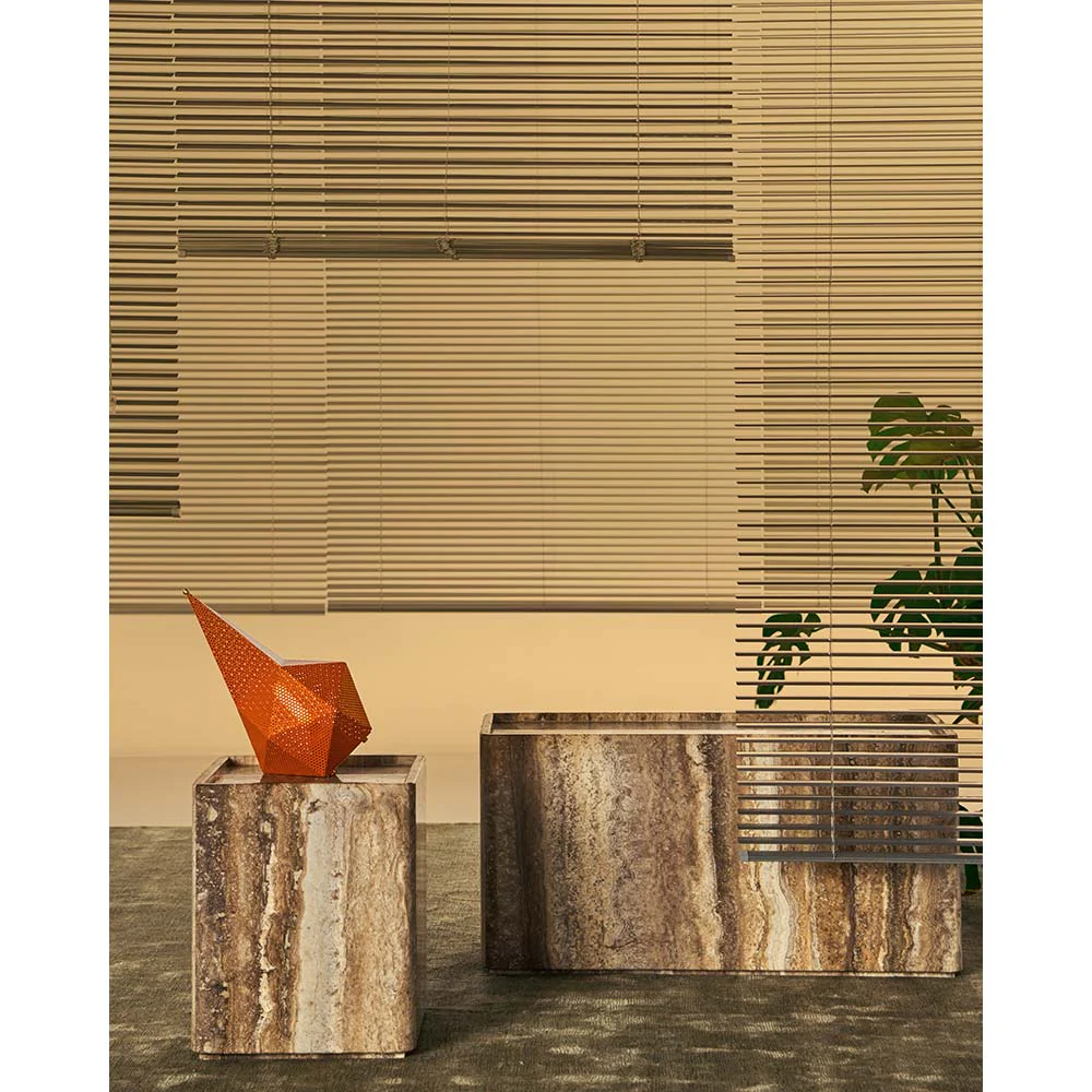 Pietra Rectangular Side Table - Lively Sepia - Image 4