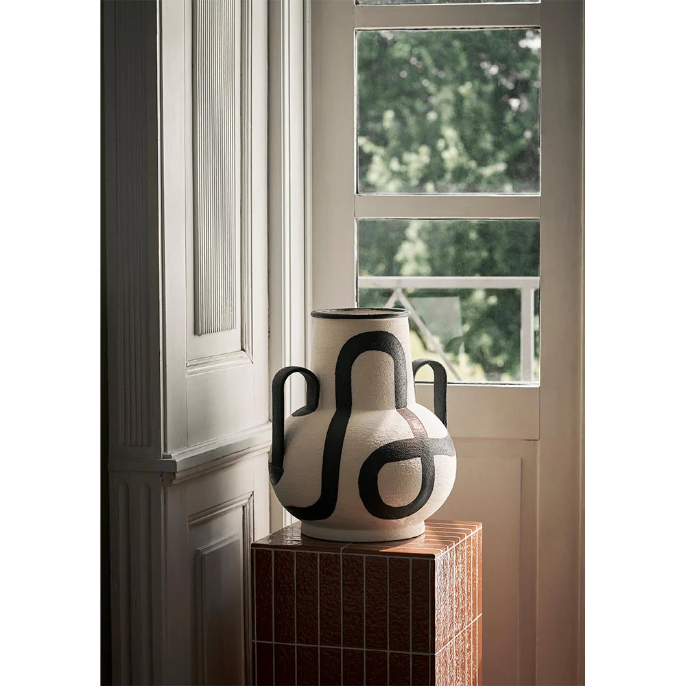 Pillar Pedestal Table - Brown - Image 4