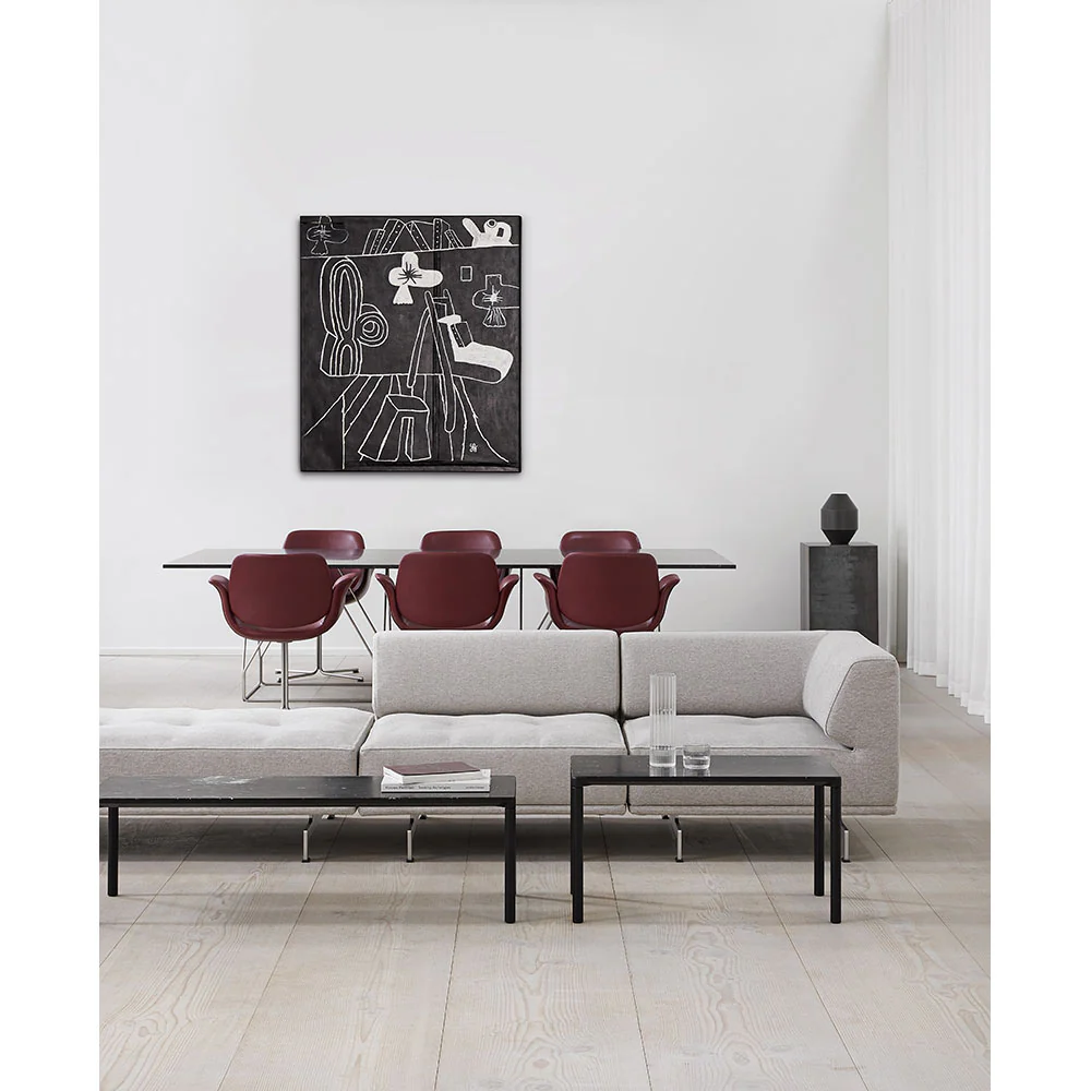 Piloti Extra Large Rectangular Coffee Table - Aluminum - Image 9