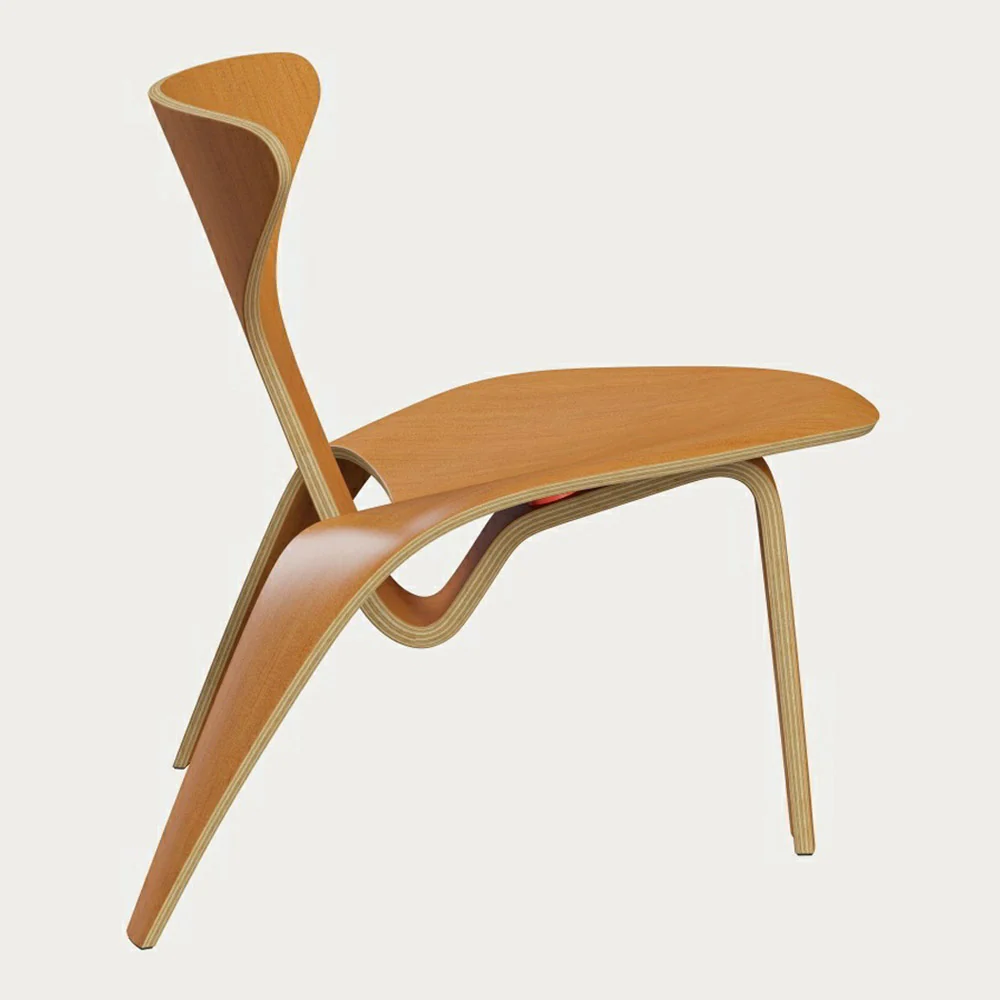 PK0 A Lounge Chair - Oregon Pine - Image 3