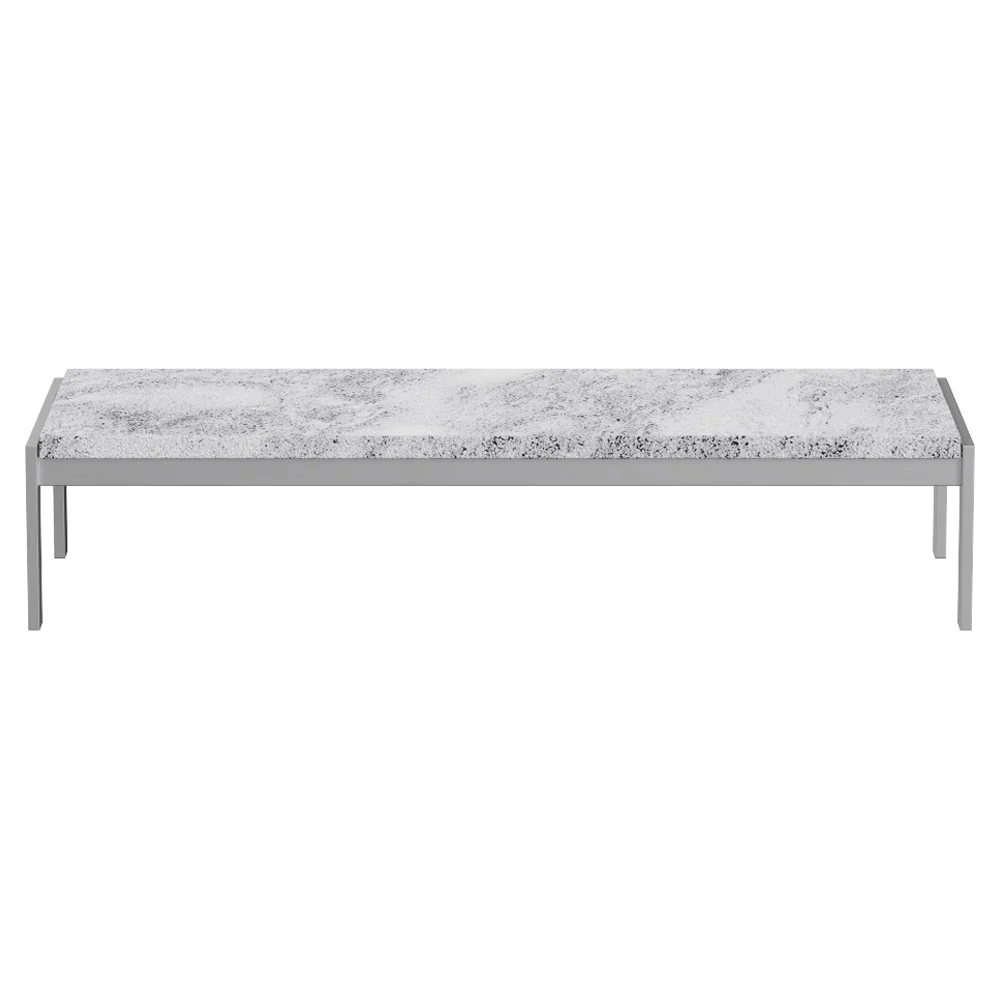 PK62 Side Table - Marble, Gray/White