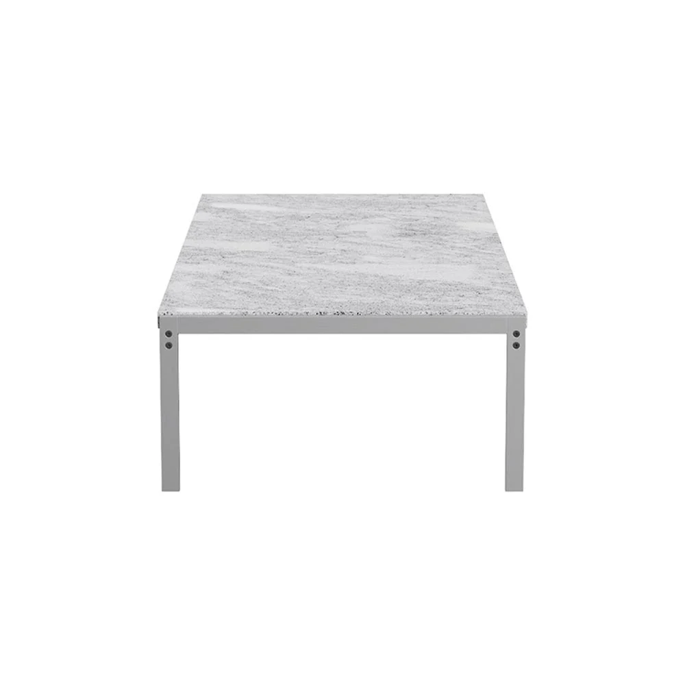 PK63A Coffee Table - Marble, Gray/White - Image 3