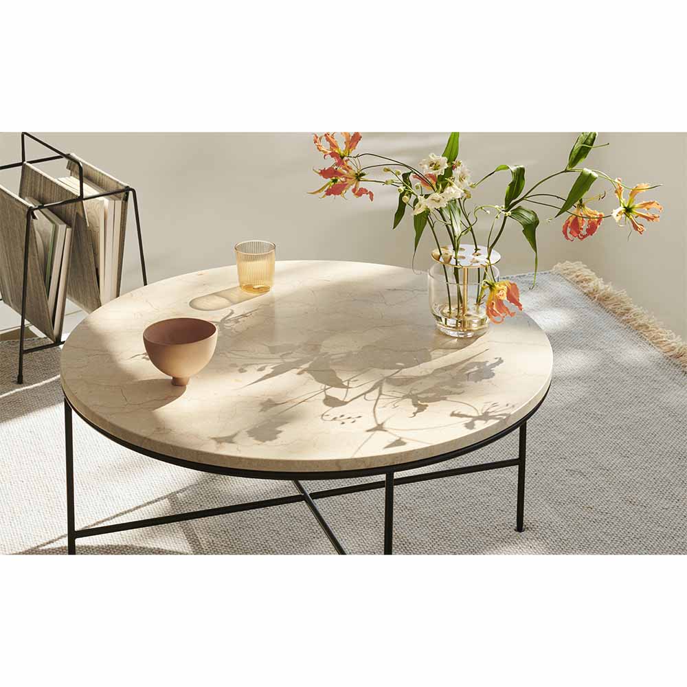 Planner Round Coffee Table - Cream - Image 2