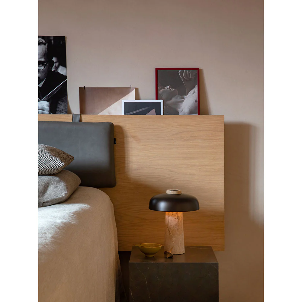 Plinth Cubic Marble Table - Nero Marquina - Image 5