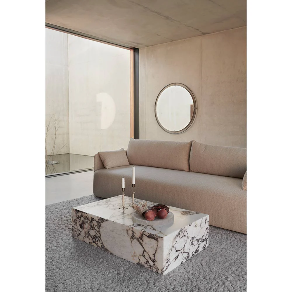 Plinth Low Marble Table - Calacatta Viola - Image 5