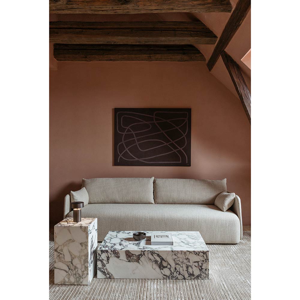 Plinth Low Marble Table - Calacatta Viola - Image 7
