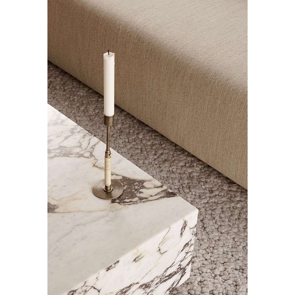 Plinth Low Marble Table - Calacatta Viola - Image 8