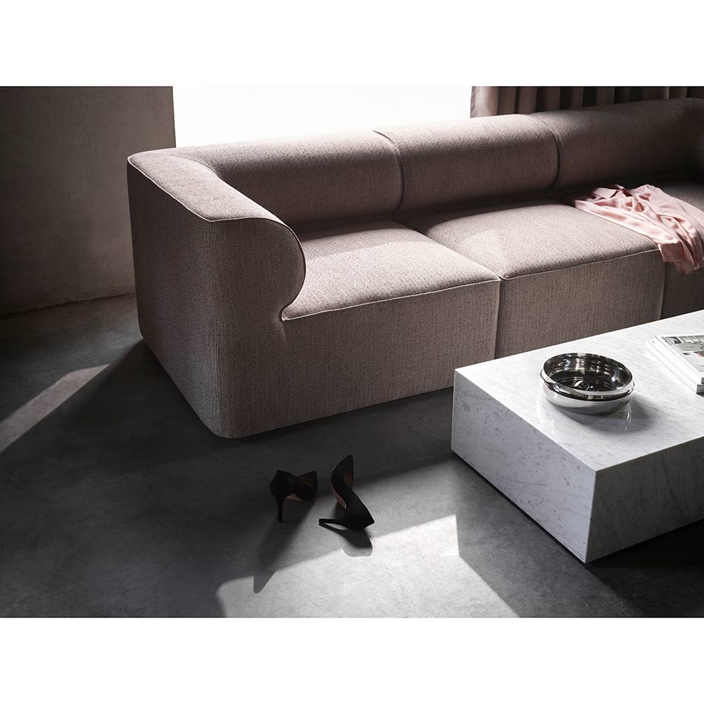 Plinth Low Marble Table - Carrara - Image 7