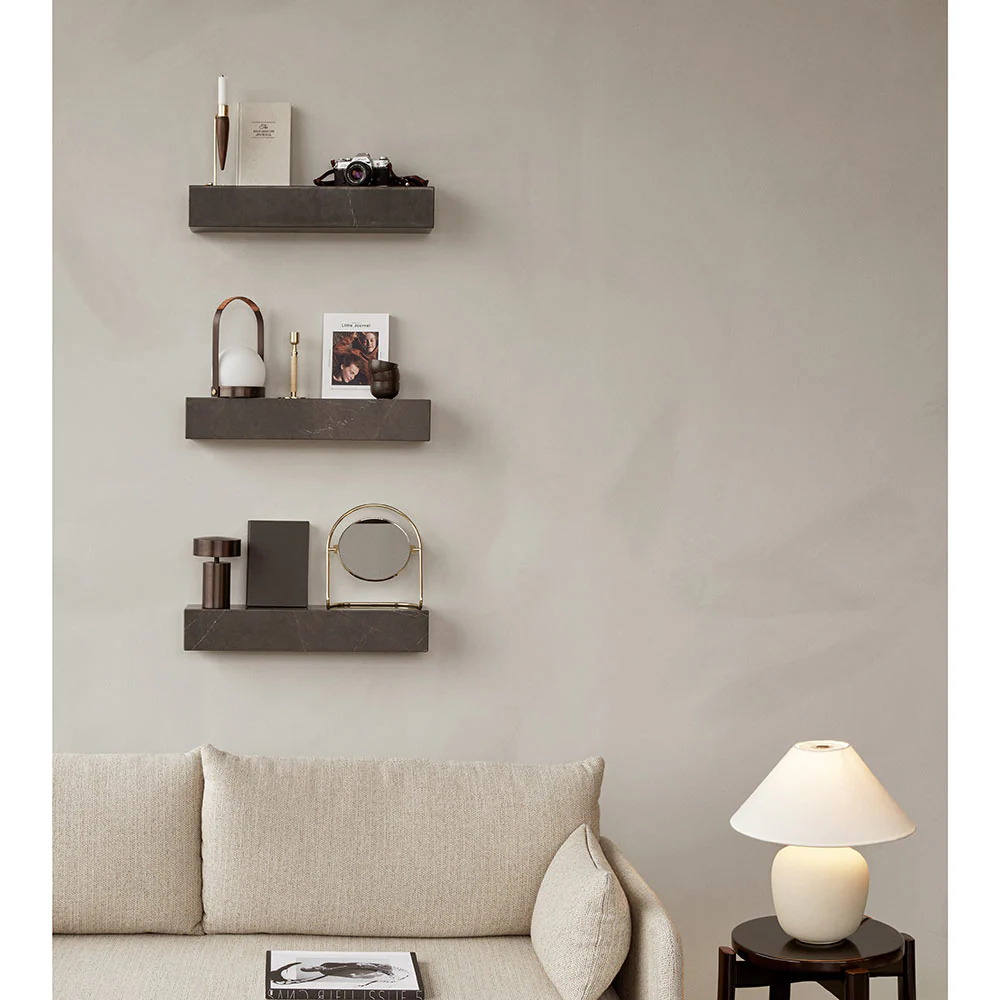 Plinth Marble Shelf - Gray Kendzo - Image 4
