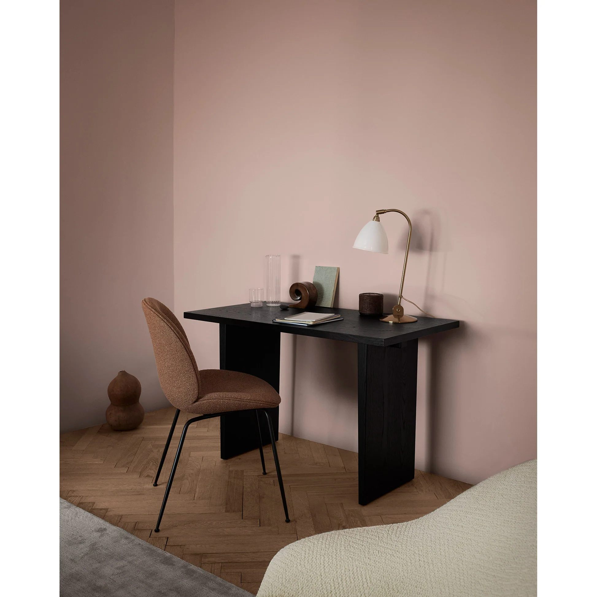 Private Desk - Brown/Black Oak - Image 4