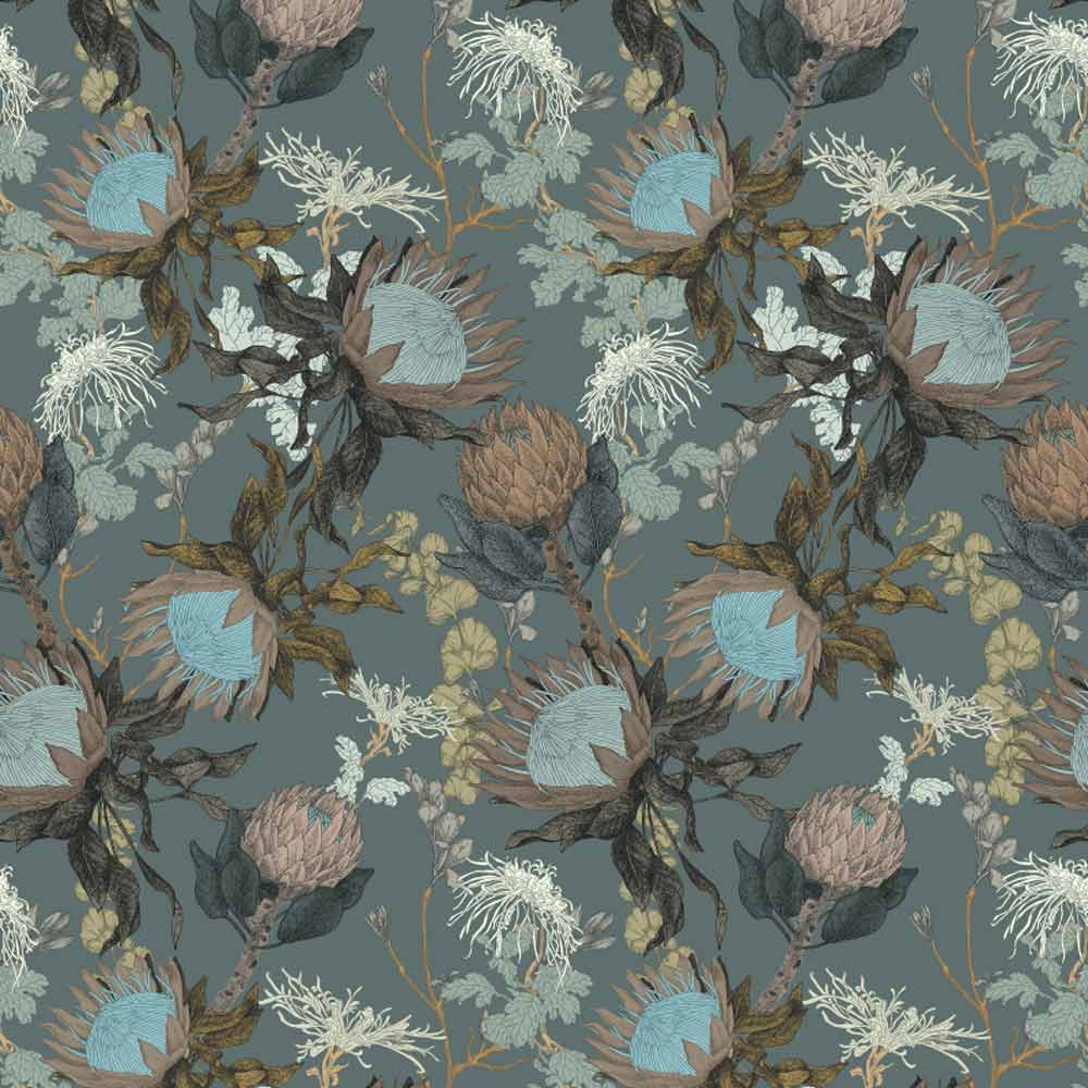 Proteas' Dream Wallpaper - Conure Blue