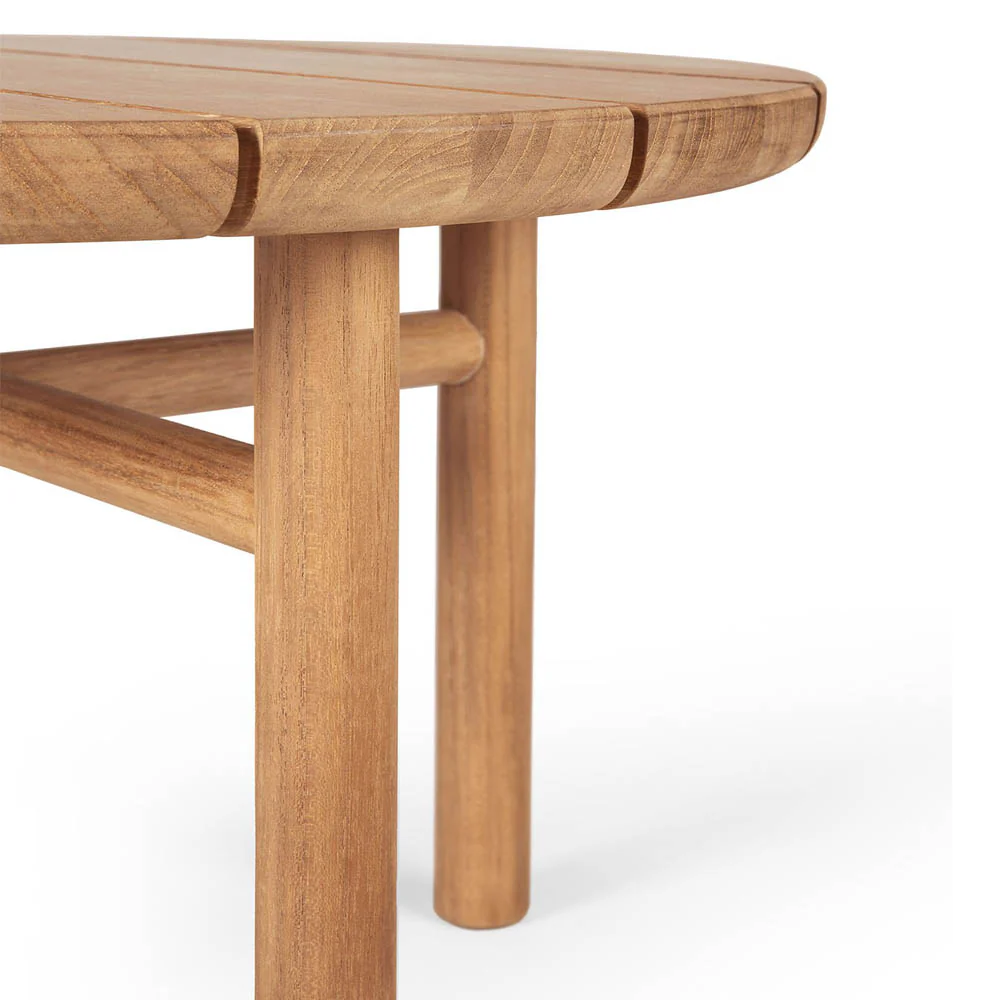 Quatro Outdoor Side Table - Teak - Image 5