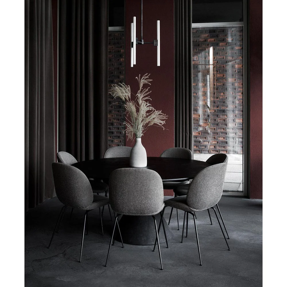 Quick Ship Beetle Fully Upholstered Dining Chair - Conic Base - Image 10