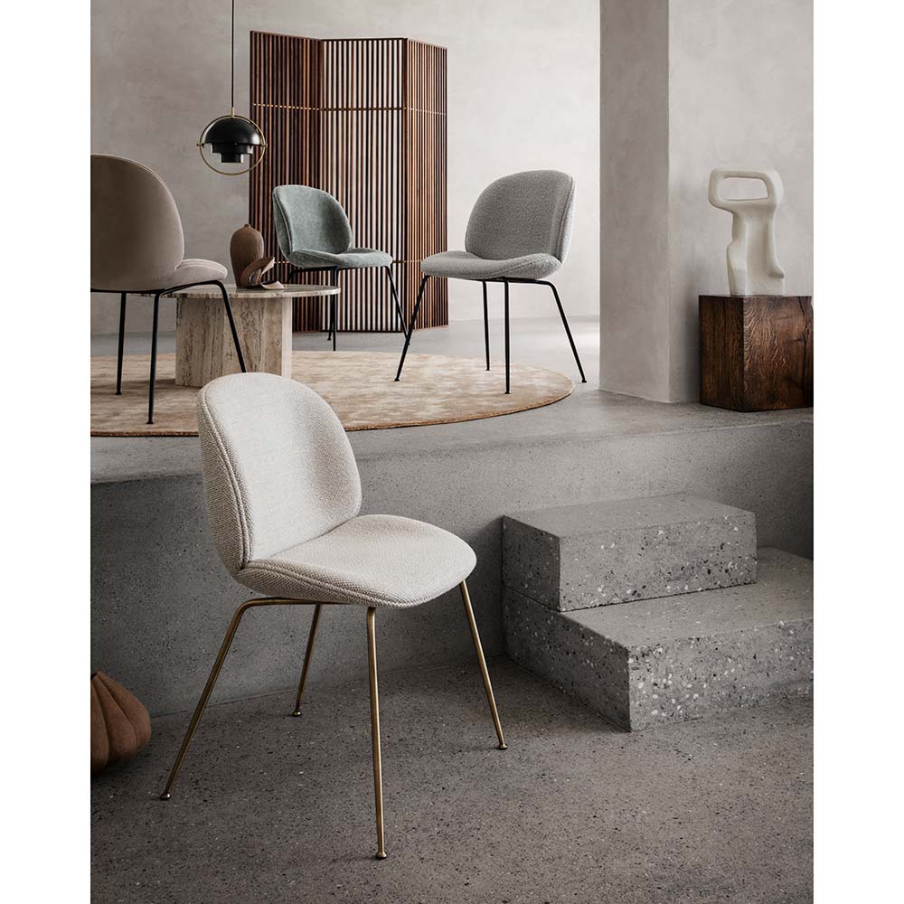 Quick Ship Beetle Fully Upholstered Dining Chair - Conic Base - Image 6
