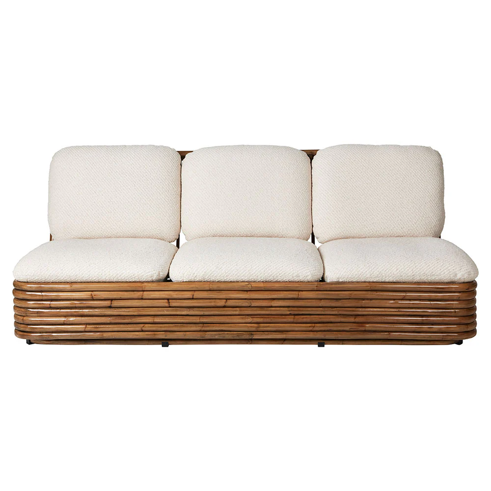 Quick Ship Bohemian 72 Sofa - Dedar Lupo 007 Diagonal Boucle - Image 2
