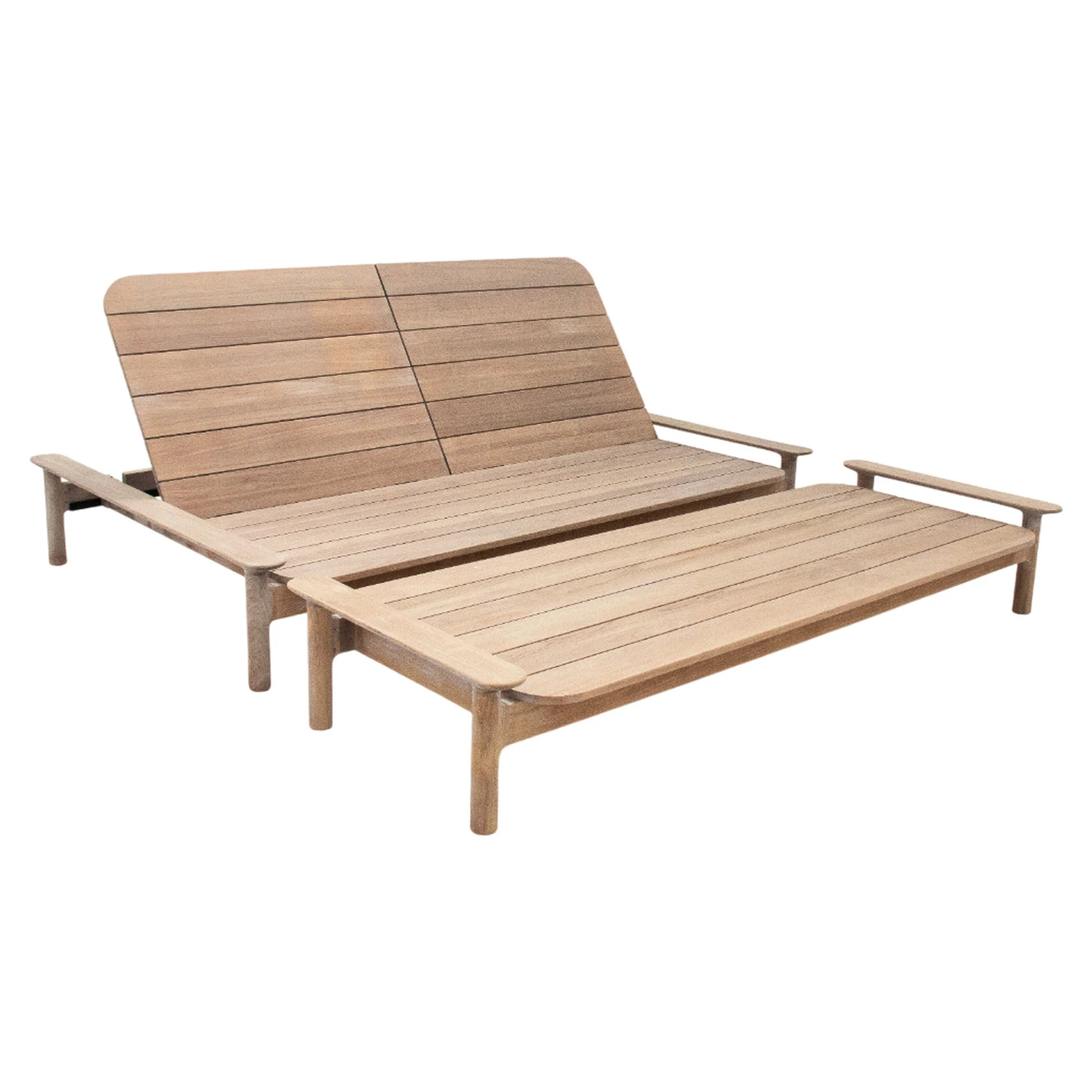 Quick Ship Maddalena Day Bed And Foot Rest - Image 3