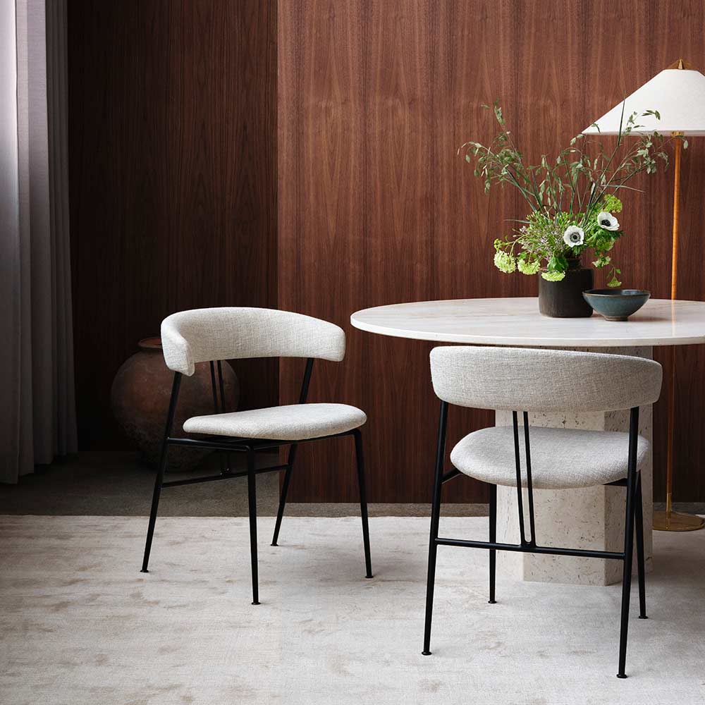 Violin Fully Upholstered Dining Chair - Image 6