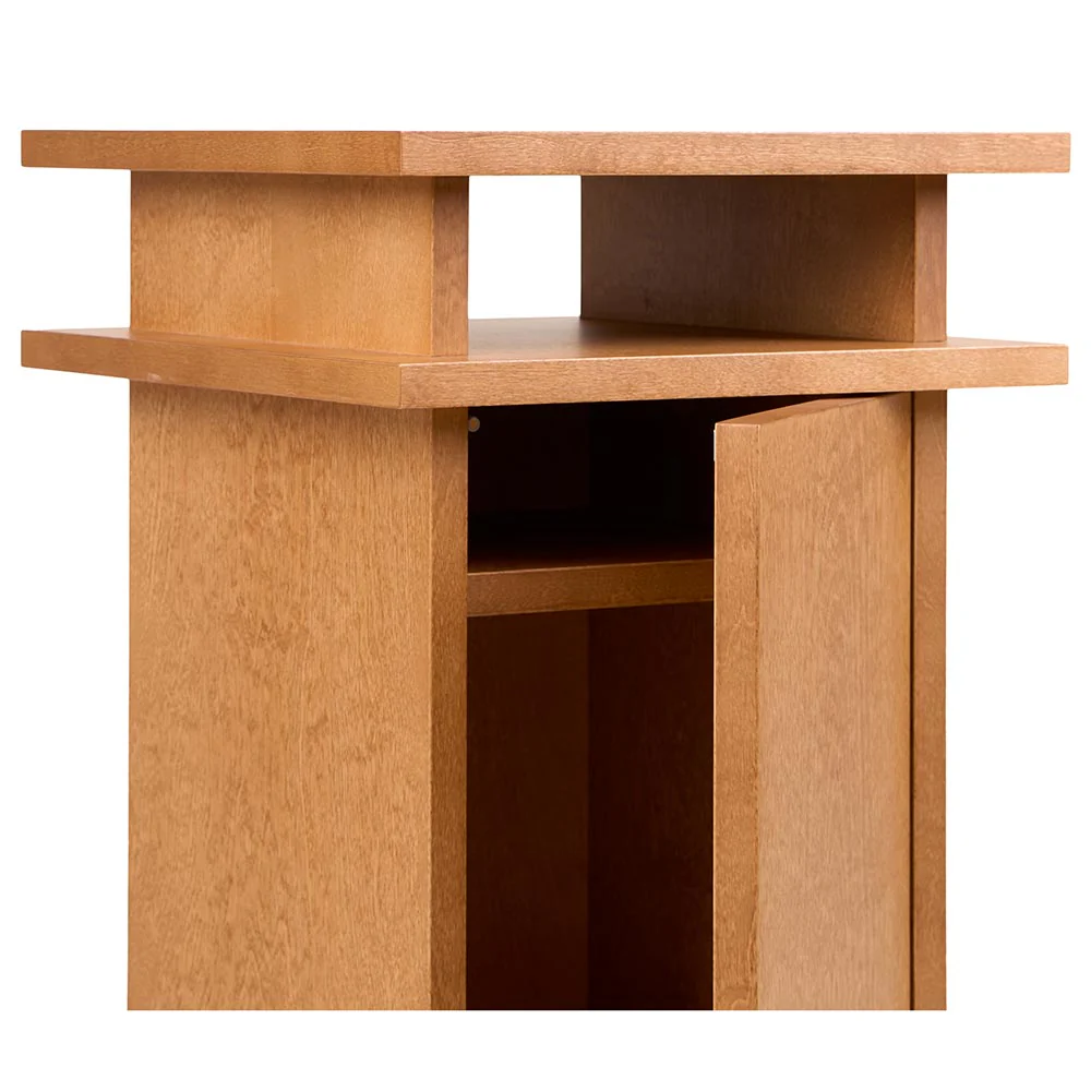 Ratio Side Table - Warm Brown Birch - Image 9