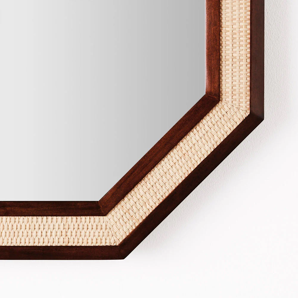 Rattan Small Mirror - Image 2