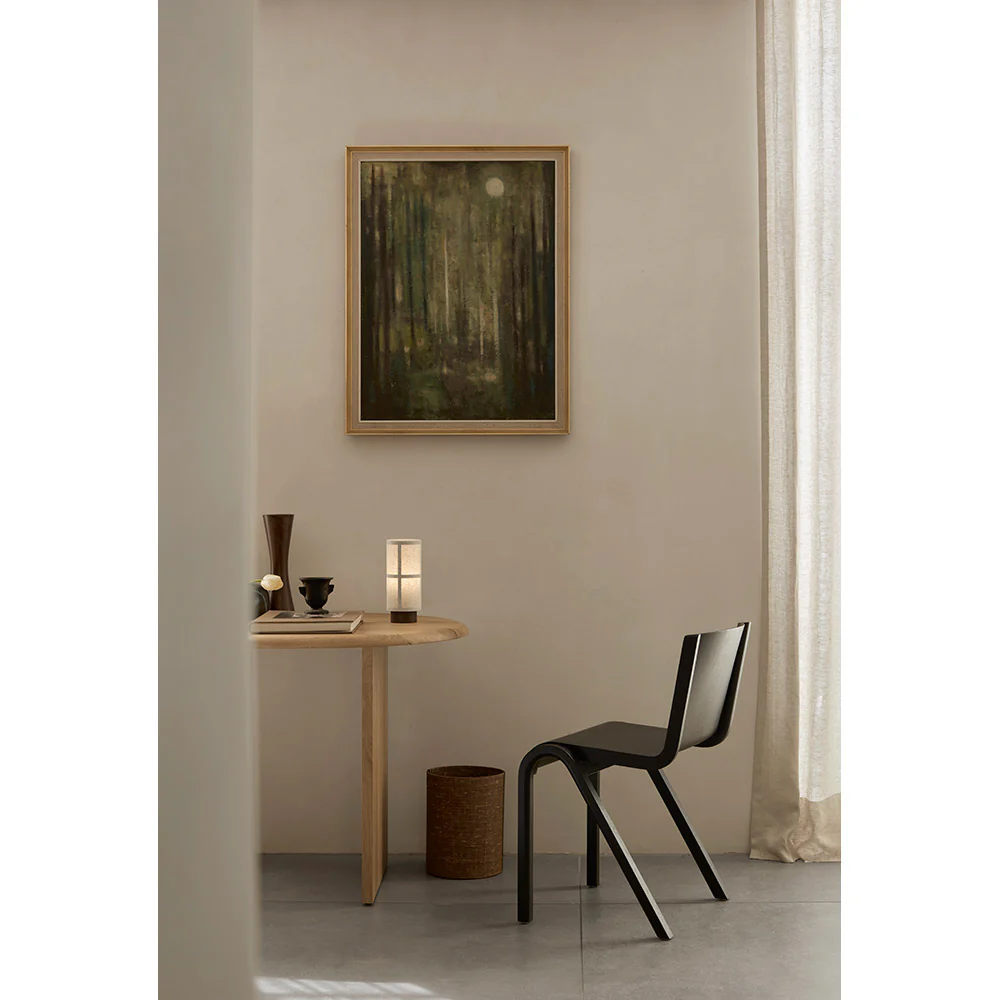 Ready Front Upholstered Dining Chair - Black Painted Oak - Image 5