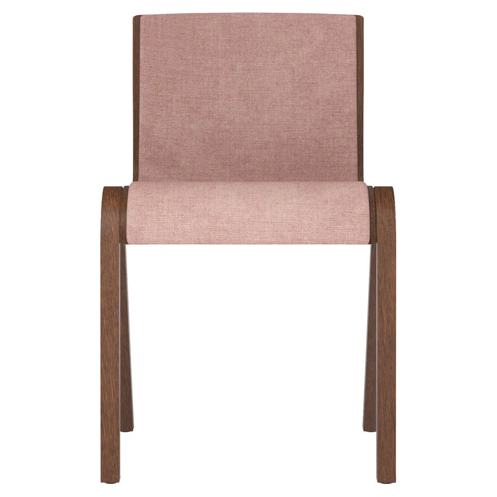 Ready Front Upholstered Dining Chair - Red Stained Oak - Image 4