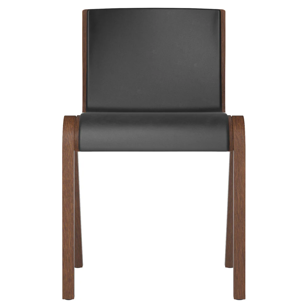 Ready Front Upholstered Dining Chair - Red Stained Oak, Dakar - Image 2