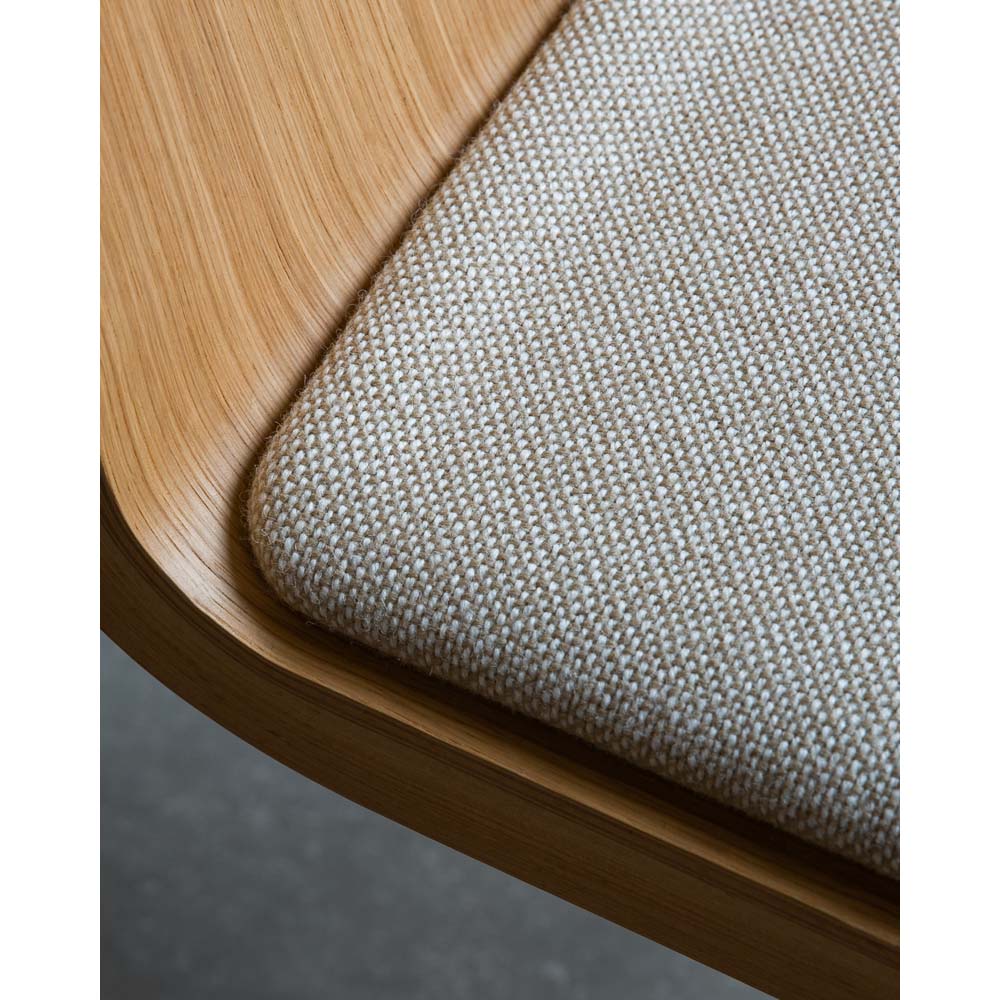 Ready Seat Upholstered Dining Chair - Natural Oak - Image 4