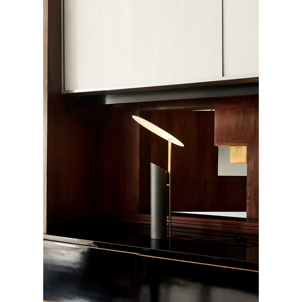 Reflect Table Lamp - Gray Satin - Image 4