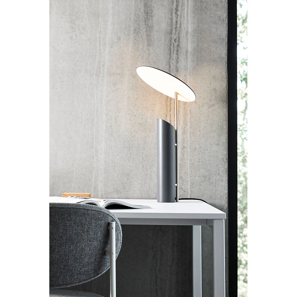 Reflect Table Lamp - Gray Satin - Image 7