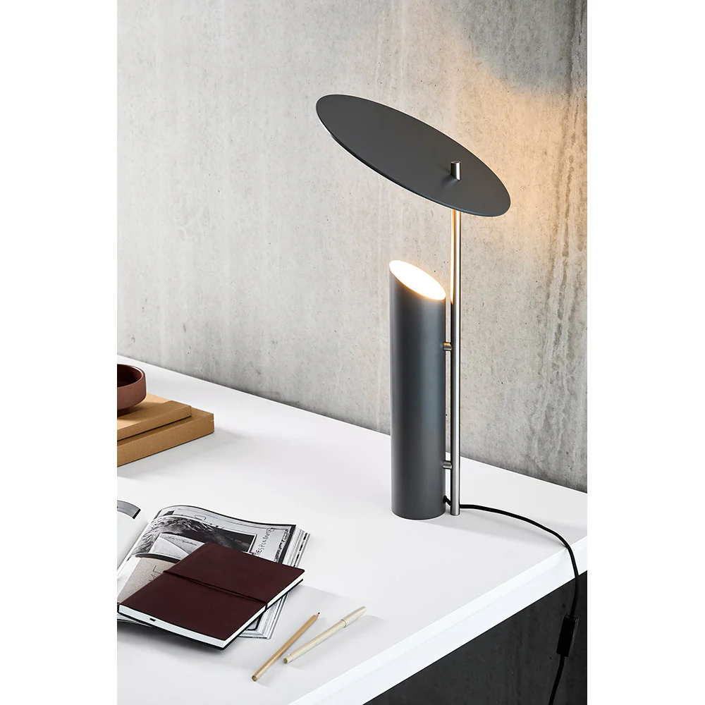 Reflect Table Lamp - Gray Satin - Image 9