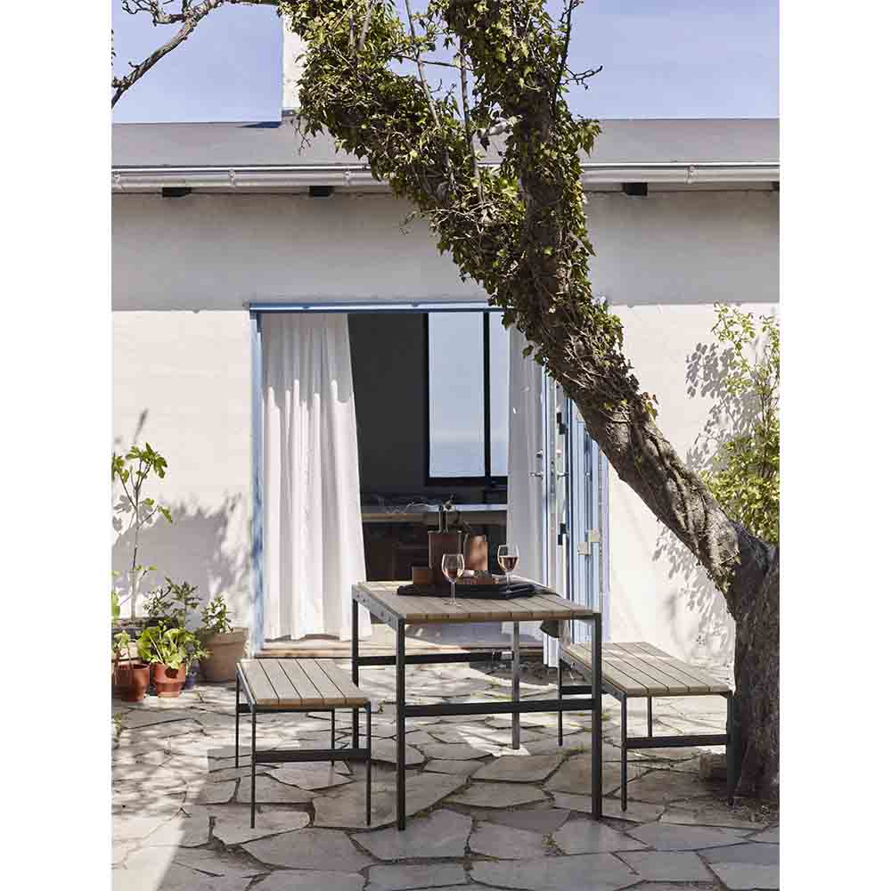 Reform Outdoor Dining Table - Anthracite Black - Image 3
