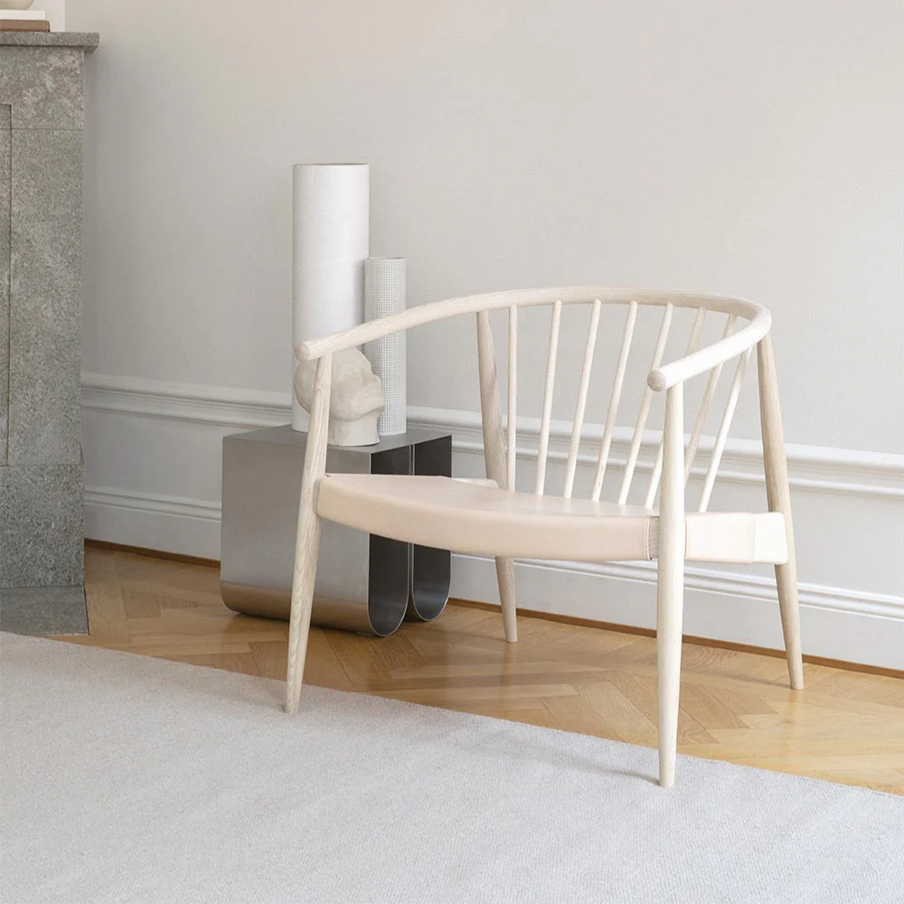 Reprise Chair With Hide Seat - Ash - Image 3