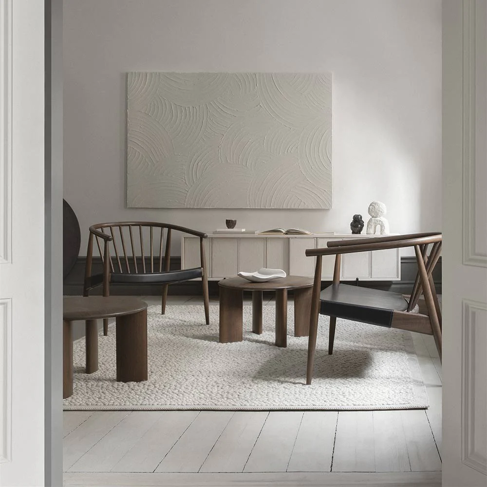 Reprise Chair With Hide Seat - Walnut - Image 3
