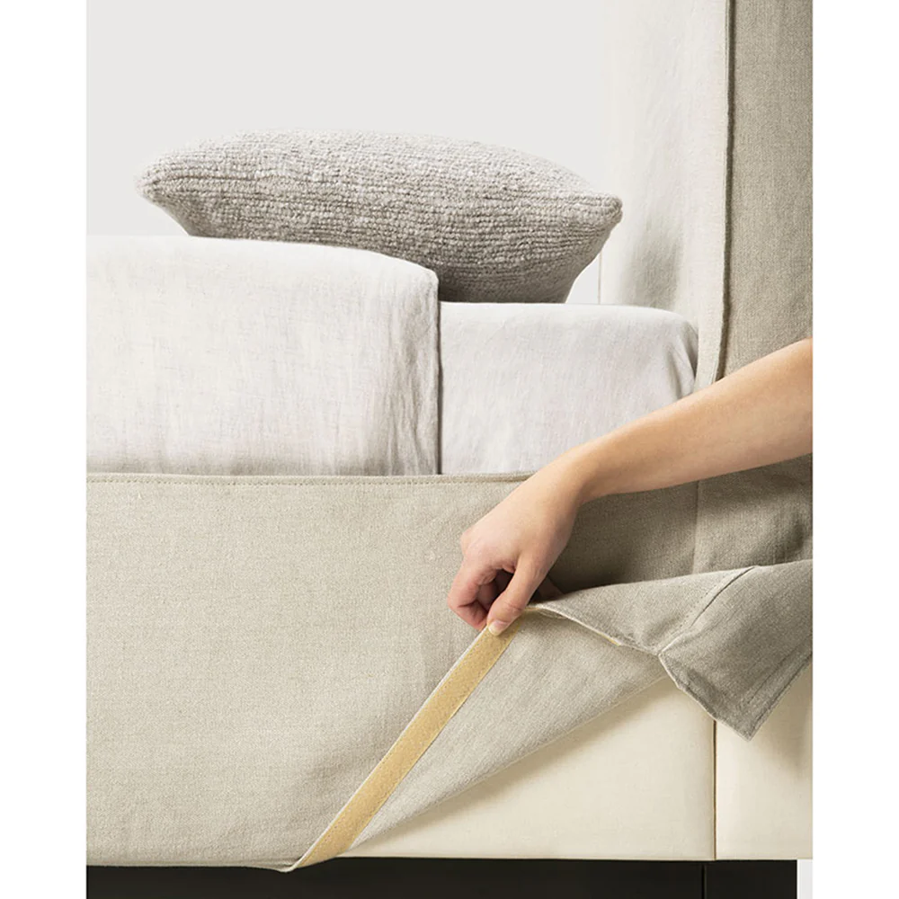 Revive Upholstered Bed - Sand - Image 11