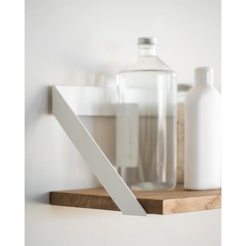 Ribbon Shelf - Oak/White, 27.5"W - Image 6