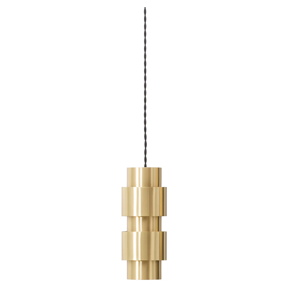 Ring Pendant - Satin Brass