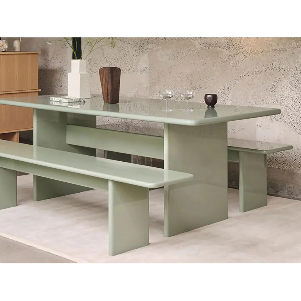 Rink Dining Table - Tea Green - Image 3