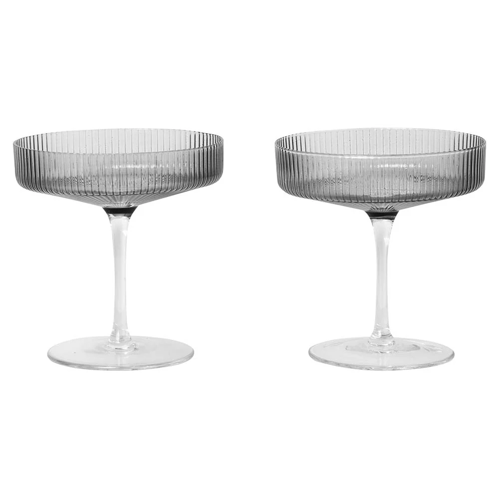 Ripple Champagne Saucers - Image 2