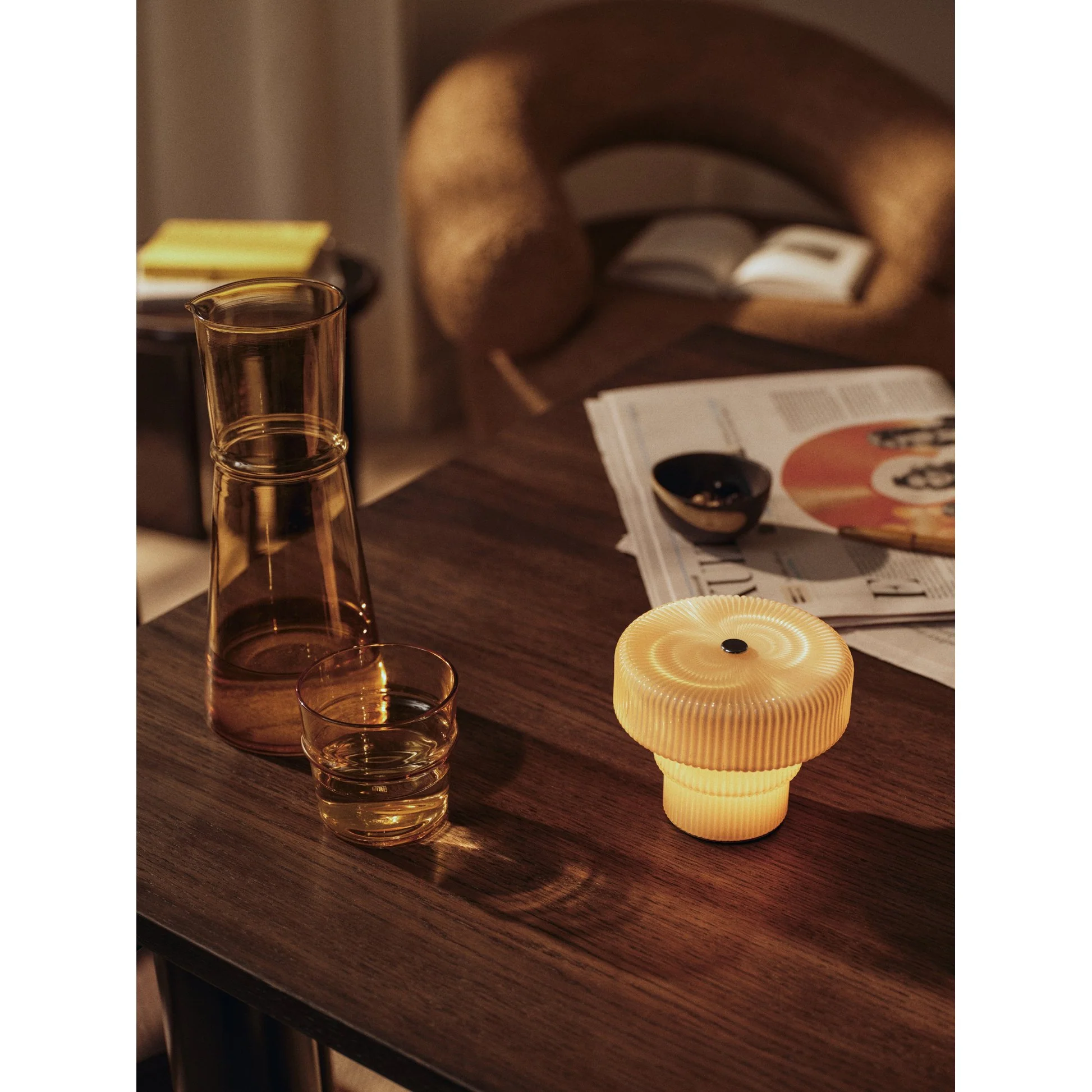 Ripple Portable Lamp - Oat - Image 4