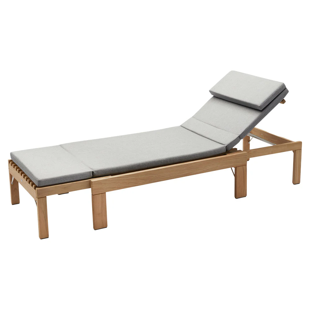 Riviera Sunbed Cushion - Ash