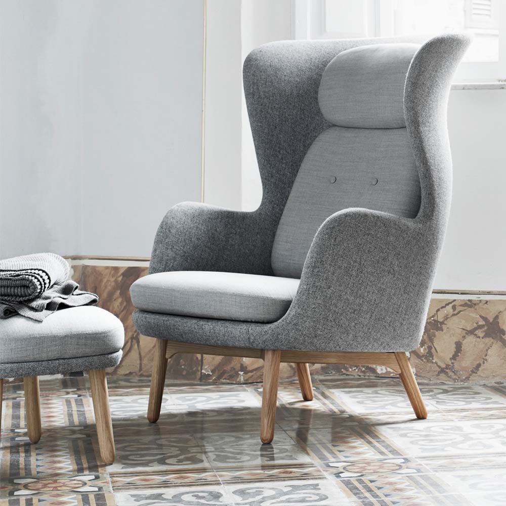 Ro Lounge Chair - Solid Oak Legs - Image 5