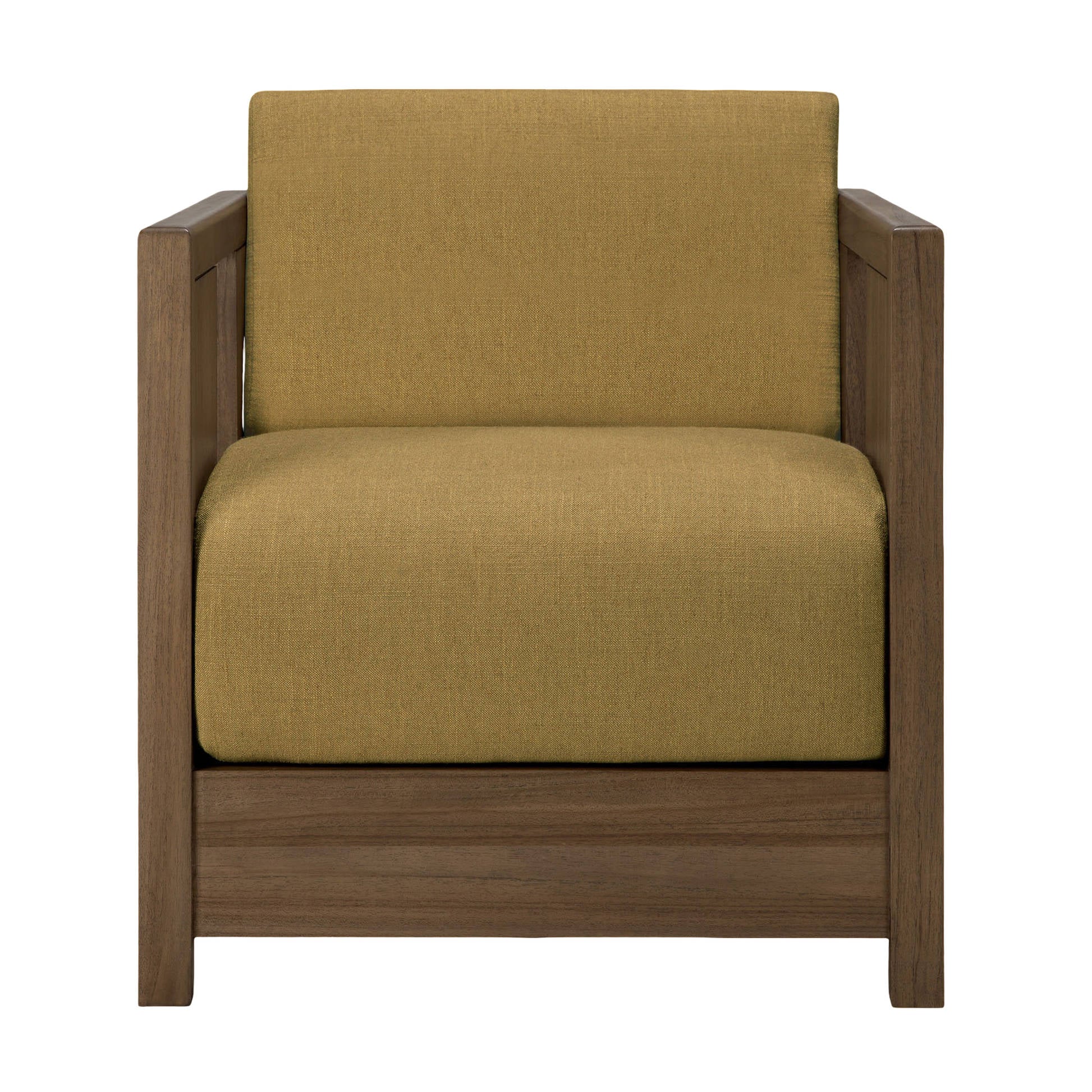 Roan Lounge Chair - Amber, Wild Brown Teak - Image 2