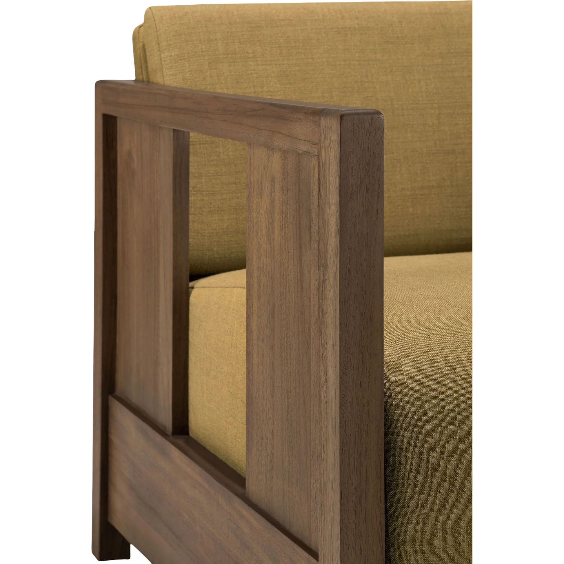Roan Lounge Chair - Amber, Wild Brown Teak - Image 5