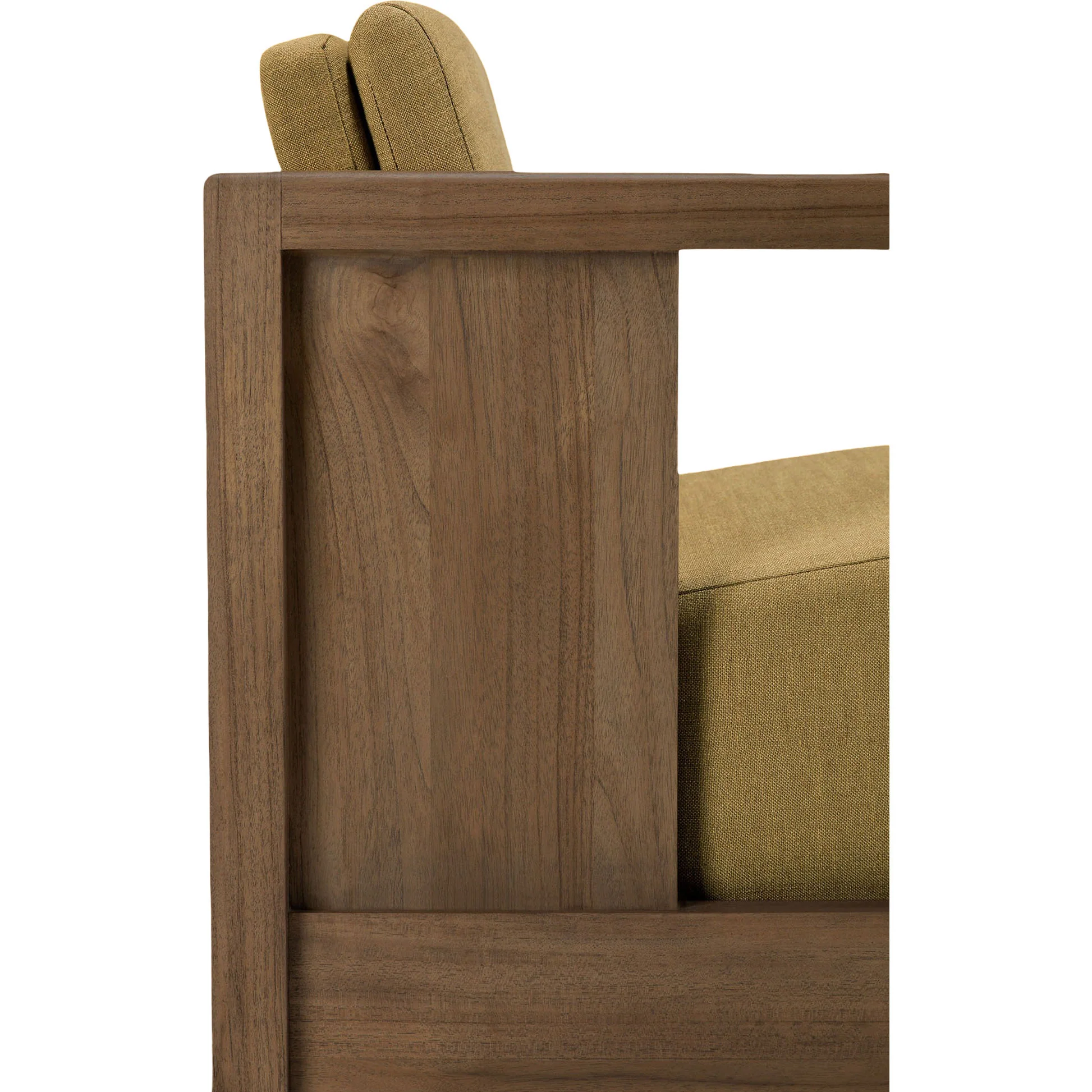 Roan Lounge Chair - Amber, Wild Brown Teak - Image 6